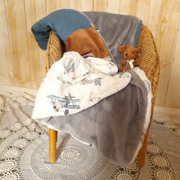 Couverture avion & montgolfière