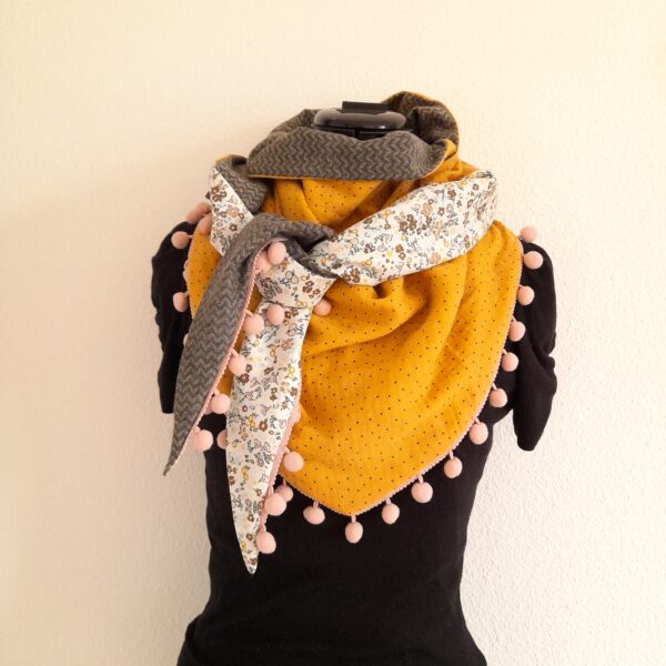 Chèche - pois moutarde