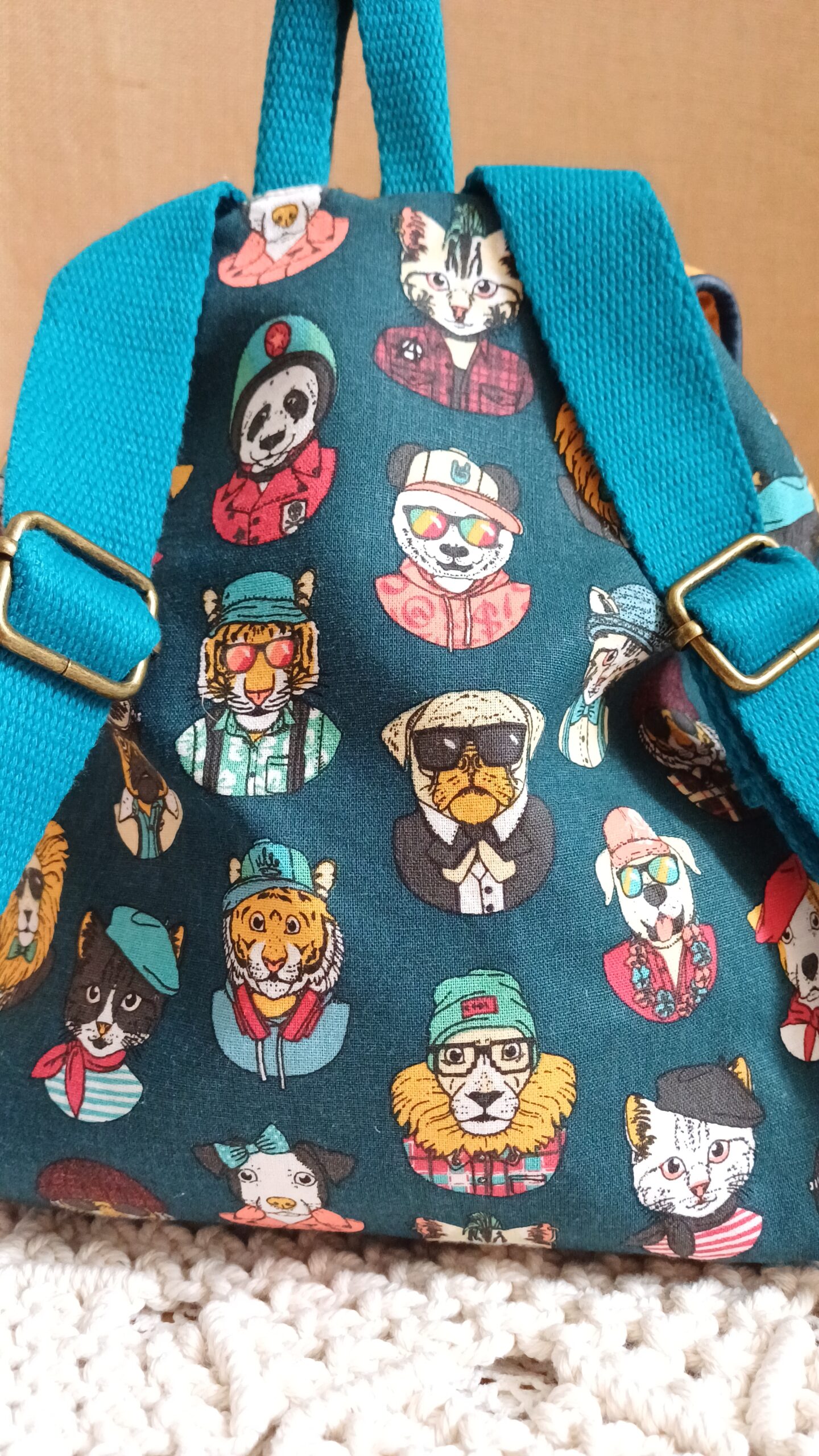 Sac à dos funky cats & dogs – Image 4