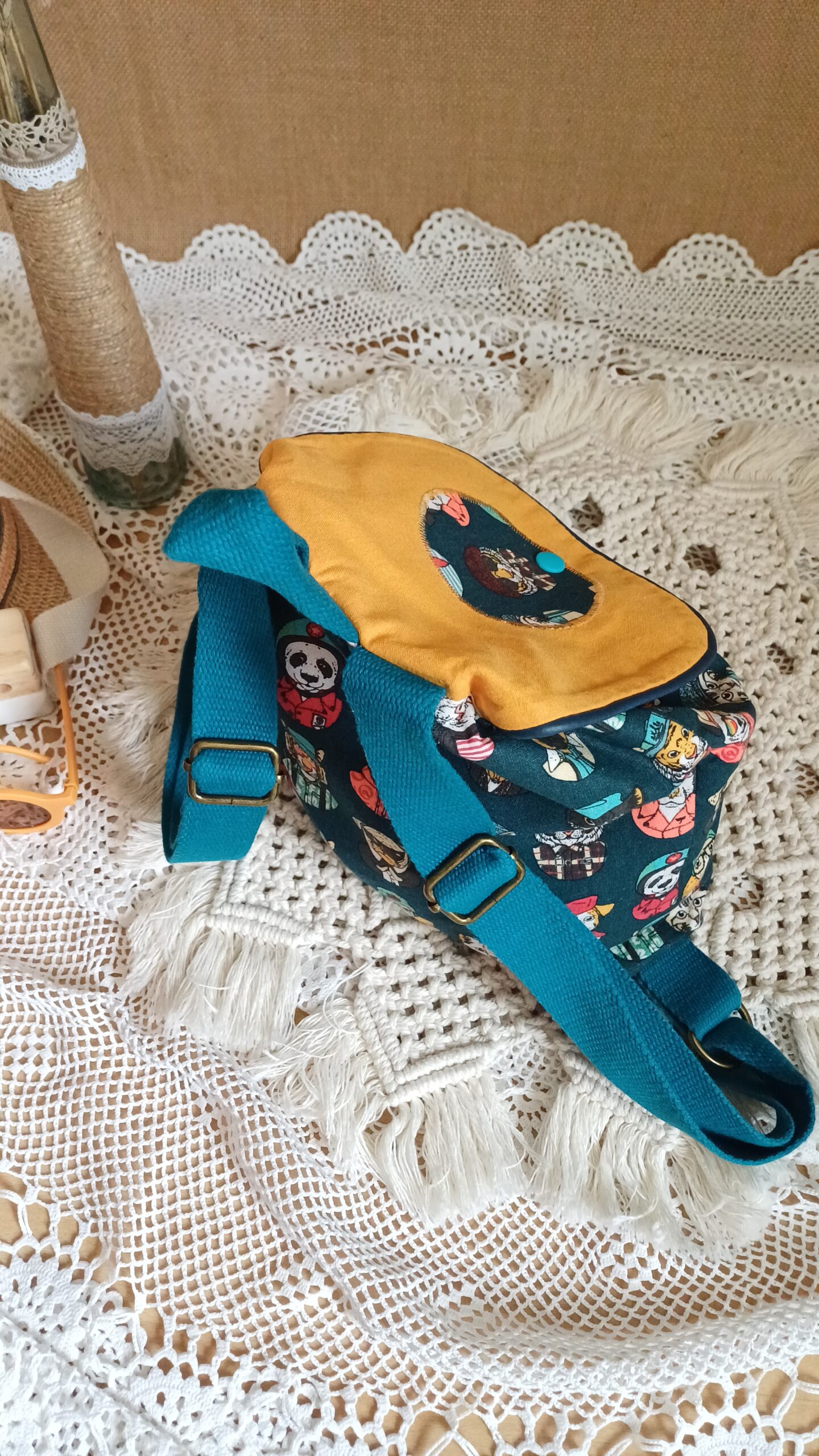 Sac à dos funky cats & dogs – Image 3